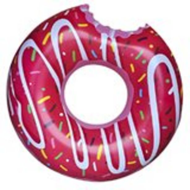 Oferta de Rueda hinchable Donut rosa por 5,99€