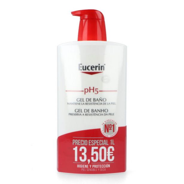 Oferta de Eucerin ph5 gel de baño piel sensible 1 litro precio especial por 13,5€