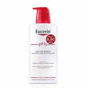 Oferta de Eucerin ph5 gel baño piel sensible 400ml promo por 9,9€ en De la Uz