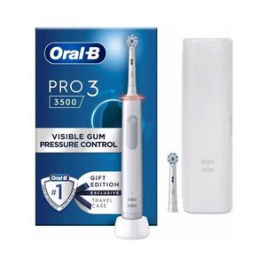 Oferta de Oral-b pro 3 3500 cepillo de dientes eléctrico blanco por 49,95€ en De la Uz