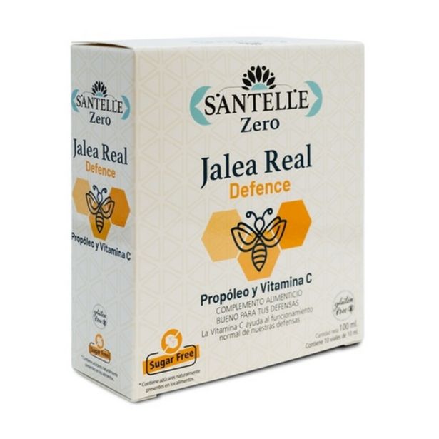 Oferta de Santelle jalea real defence propoleo y vitamina c 10 viales por 6,95€