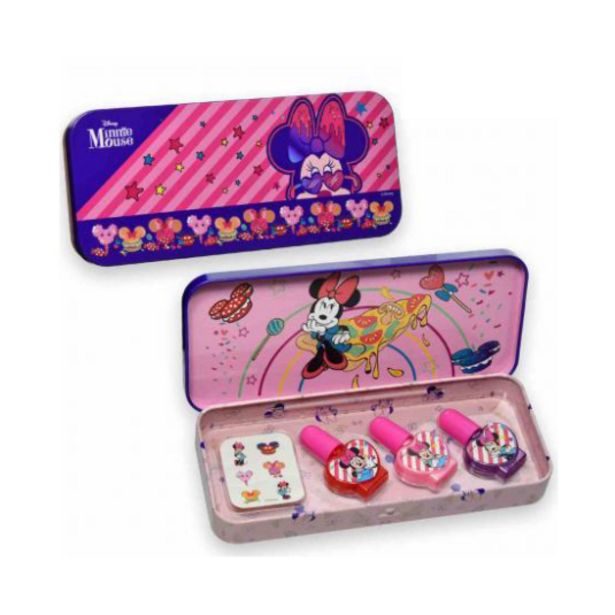 Oferta de Minnie cosmic candy nail polish tin set manicura infantil por 5,95€