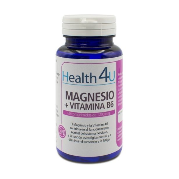 Oferta de H4u magnesio + vitamina b6 60 comprimidos por 4,65€