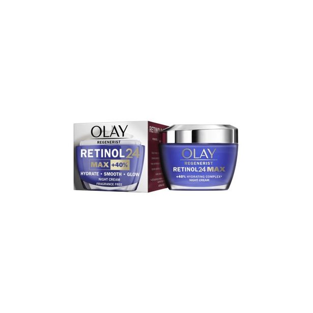 Oferta de Olay regenerist retinol 24 max crema facial de noche 50ml por 34,95€