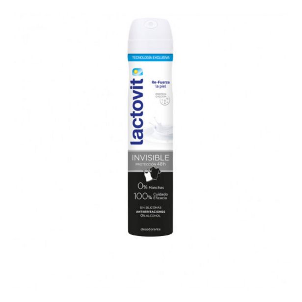 Oferta de Lactovit desodorante spray invisible 200ml por 2,49€