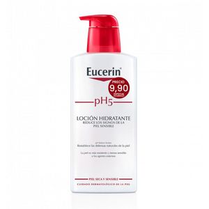 Oferta de Eucerin ph5 locion hidratante piel sensible 400ml promo por 9,9€ en De la Uz
