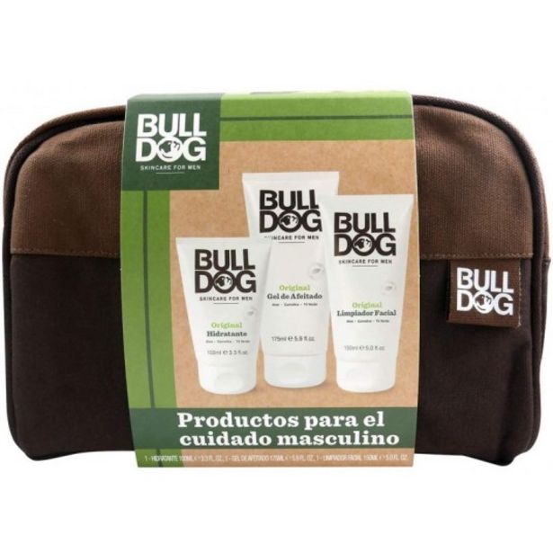 Oferta de Bulldog original cuidado facial hombres neceser 3 piezas por 15,95€