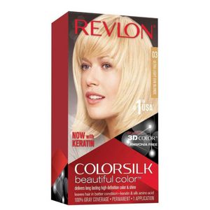 Oferta de Revlon colorsilk tinte permanente tono 03 rubio ultra claro por 3,49€ en De la Uz