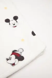 Oferta de Manta polar Mickey Mouse beige por 12,99€ en Fifty Factory