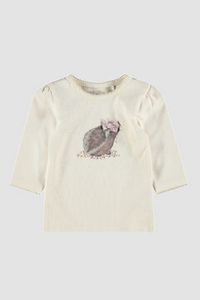 Oferta de Camiseta bebé niña manga abullonada por 3,99€ en Fifty Factory