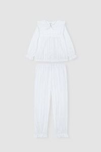 Oferta de Pijama romántico blanco niña por 15,99€ en Fifty Factory