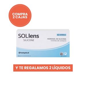 Oferta de SolLens Silicone 8.6 (6 lentillas) por 40€ en Soloptical