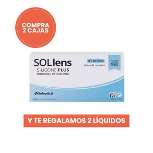 Oferta de Sol-lens Silicone Plus (6 lentillas) por 49,5€ en Soloptical