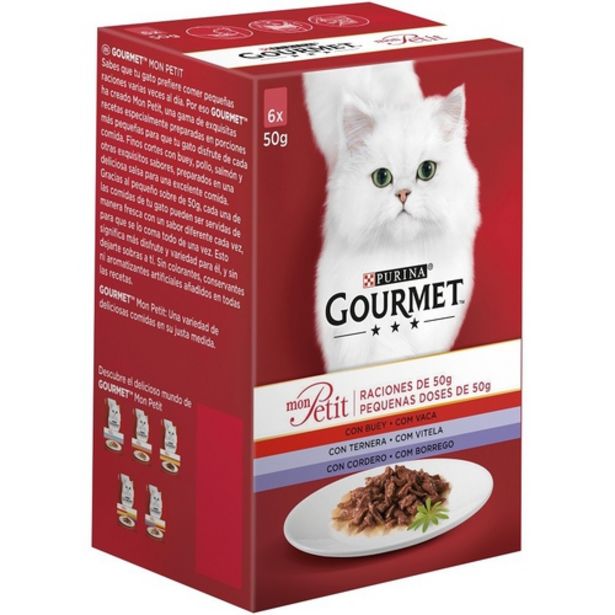 Oferta de GOURMET Menjar de carn per a gats por 2,59€