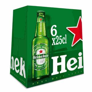 Oferta de HEINEKEN Cervesa holandesa suau 6 x 25 cl en ampolla por 3,59€ en BonpreuEsclat