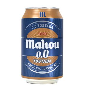 Oferta de MAHOU Cervesa torrada 0,0 en llauna por 0,63€ en BonpreuEsclat