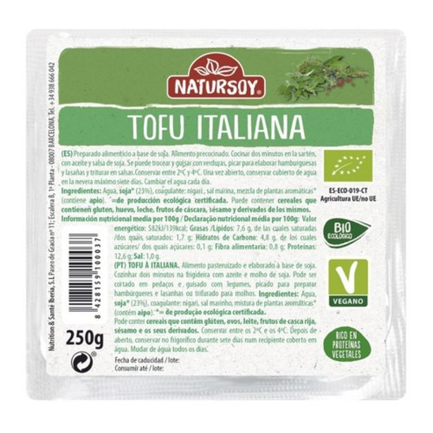 Oferta de NATURSOY Tofu italiana ecolu00F2gic por 2,65€