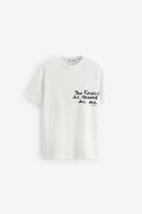 Oferta de CAMISETA ESTAMPADO TEXTO por 19,95€ en ZARA