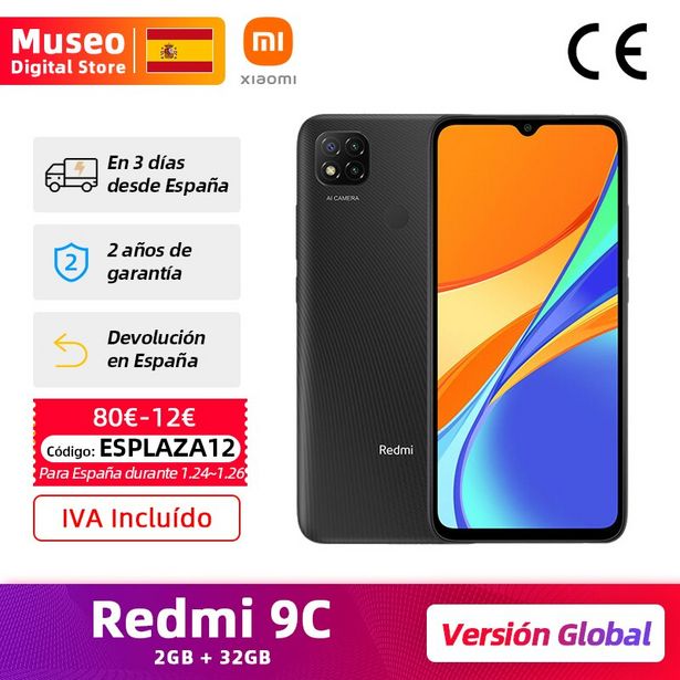 Oferta de Versión Global Xiaomi Redmi 9C Smartphone 6 por 99€