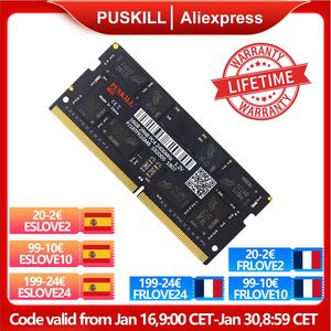 Oferta de PUSKILL memoria Ram DDR4 8 GB 4 GB 16 GB 2400 mhz 2133 2666 mhz sodimm cuaderno de alto rendimiento portátil memoria por 15,68€ en Aliexpress