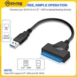 Oferta de RYRA-cable adaptador USB 3 por 0,010€ en Aliexpress