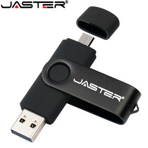 Oferta de JASTER-unidad Flash OTG con interfaz Micro usb giratoria por 1€ en Aliexpress