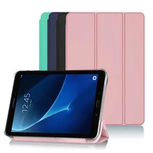 Oferta de QIJUN-Funda de cuero para Samsung Galaxy Tab A A6 por 1,71€ en Aliexpress