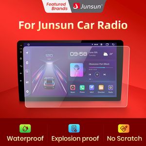 Oferta de Junsun-Película de vidrio templado para Radio de coche por 3,31€ en Aliexpress