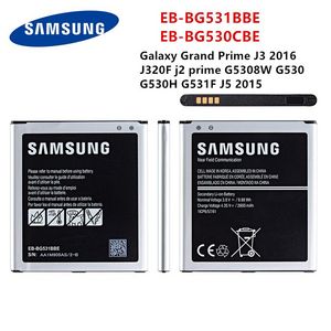 Oferta de SAMSUNG-Batería de EB-BG531BBE original para Samsung Galaxy Grand Prime J3 2600 j2 prime G5308W G530 G531F por 8,74€ en Aliexpress
