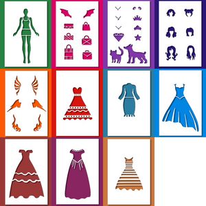Oferta de Juego de 11 plantillas de dibujo de piezas para niños por 3,64€ en Aliexpress