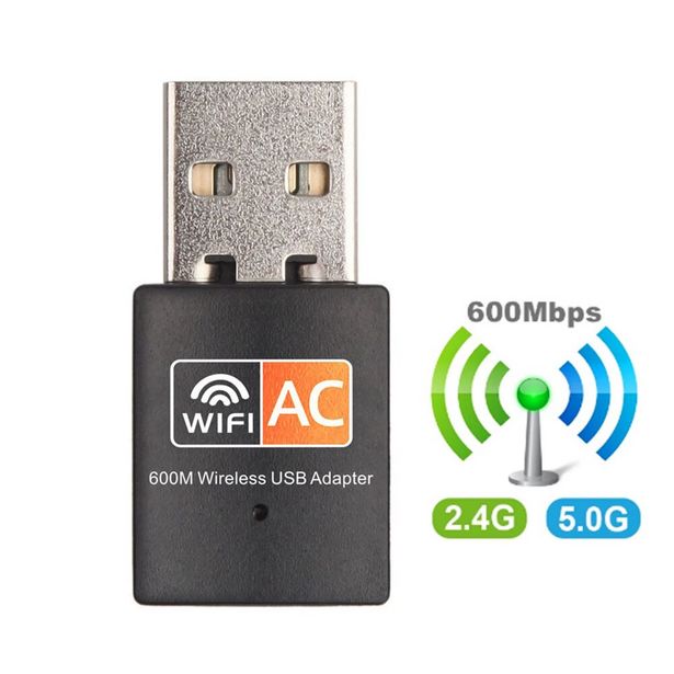 Oferta de Adaptador Wifi USB de banda Dual por 5,01€