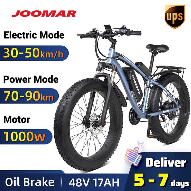 Oferta de JOOMAR-Bicicleta eléctrica de neumáticos anchos por 1516,41€
