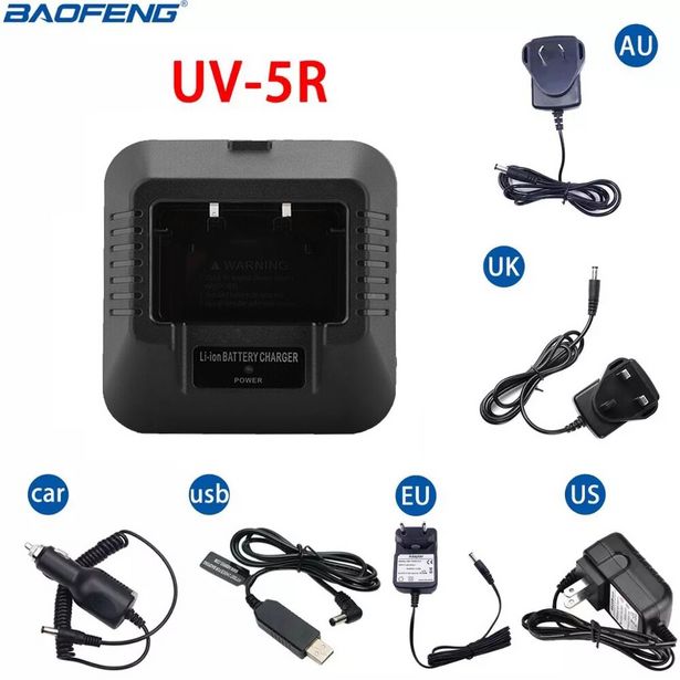 Oferta de Baofeng-cargador de batería de coche UV-5R por 5,47€