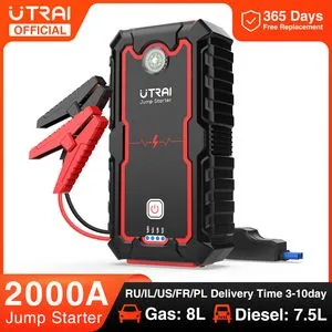 Oferta de UTRAI-arrancador portátil de batería de coche por 95,71€ en Aliexpress
