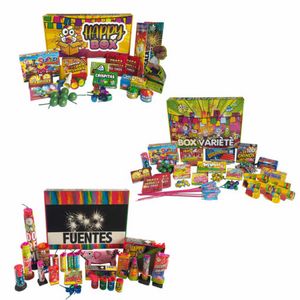 Oferta de PACK AHORRO HAPPY + VARIETE + FUENTES por 84€ en Petardos CM