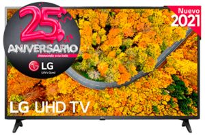 Oferta de Smart TV LG 55" UP75006LF negro por 433€ en Movistar