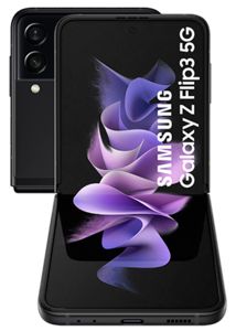 Oferta de Samsung Galaxy Z Flip3 5G 128 GB negro recondicionado por 539€ en Movistar