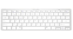 Oferta de Celly teclado inalámbrico BT blanco por 23,99€ en Movistar