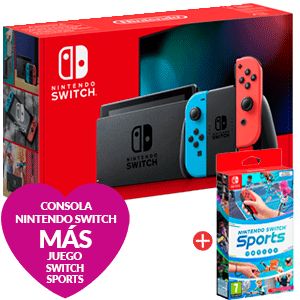 Oferta de Nintendo Switch a elegir + juego Switch Spo… por 319,99€ en Game