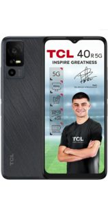 Oferta de TCL 40 R 5G 128GB negro por 60€ en Orange
