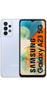 Oferta de Samsung Galaxy A23 5G 128GB azul por 120€ en Orange