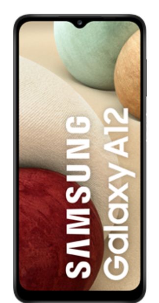 Oferta de Samsung Galaxy A12 negro por 24€