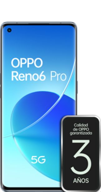 Oferta de OPPO Reno6 Pro 5G 256GB gris por 480€