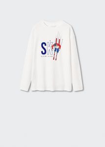 Oferta de Camiseta estampada algodón por 5,99€ en MANGO Kids