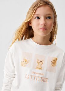 Oferta de Camiseta algodón estampado por 5,99€ en MANGO Kids