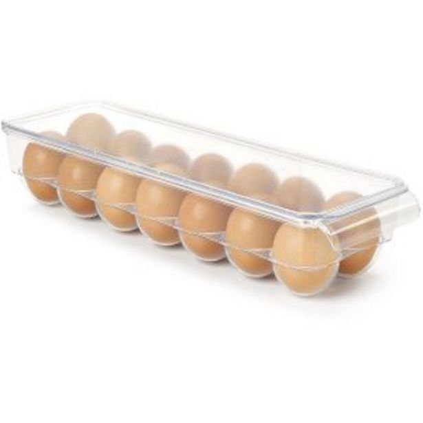 Oferta de Huevera 14 huevos 11,5x37x8 cm Frigo System Metaltex por 7,45€