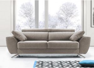 Oferta de Sofá de diseño Milán, con asiento fijo o deslizante por 599€ en Mobiprix