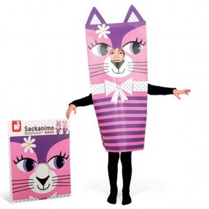 Oferta de Disfraz de gato en cartón sackanimo por 6,99€ en EurekaKids