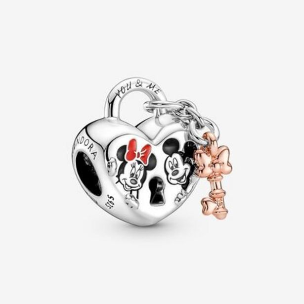 Oferta de Charm Candado Mickey y Minnie Mouse de Disney por 69€