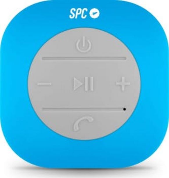 Oferta de SPC Splash Speaker Altavoz Portátil Azul/Gris 4405A por 19,99€